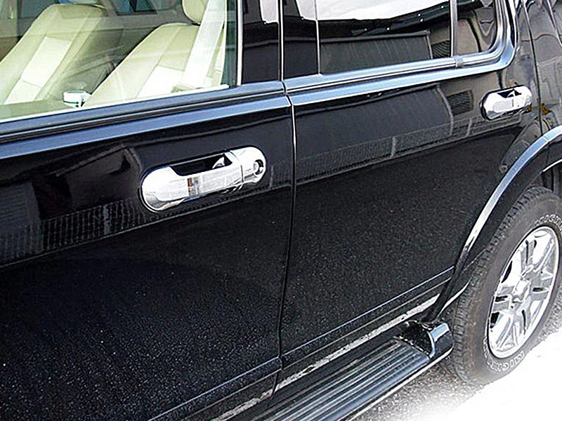 02-07 JUEGO DE 4 CUBIERTAS MANIJA PUERTA EXTERIOR DELANTERA TRASERA CROMADA PARA FORD EXPLORER SUV Foto 3 de 3