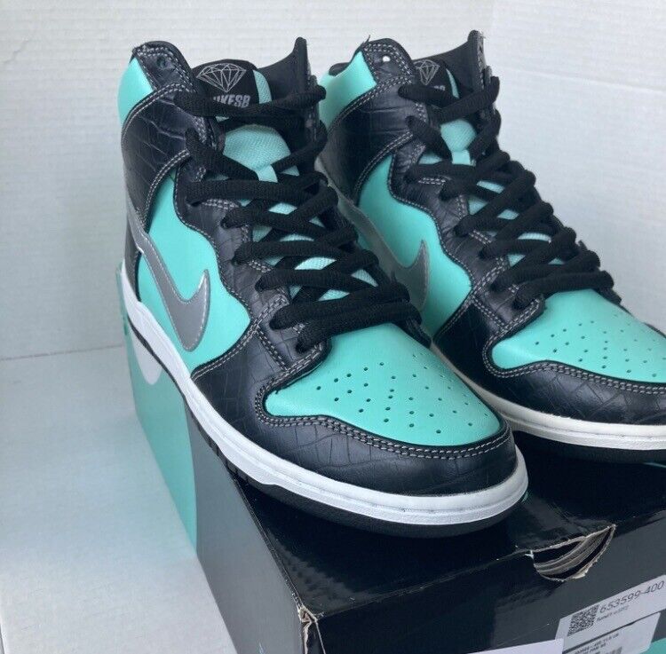Nike SB Dunk High Premium x Diamond Supply Co. Tiffany 2014 Nike SB Dunk High Premium x Diamond Supply Co. Tiffany 2014