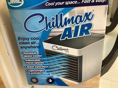 JML Chillmax Air Personal Space Air Cooler And Humidifier White