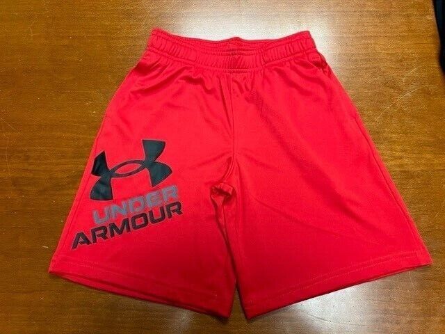 NEW-BOYS UNDER ARMOUR PROTOTYPE 2.0 LOGO SHORTS, #1361817, YSM, RED $20.00 NEW-BOYS UNDER ARMOUR PROTOTYPE 2.0 LOGO SHORTS, #1361817, YSM, RED $20.00