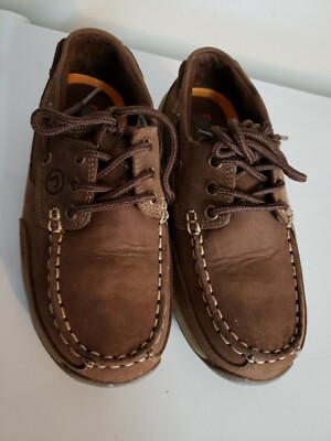 Rockport Works SAILING CLUB Unisex STEEL TOE Brown RK6736 Work Shoes Women 