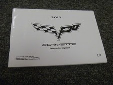 2012 Chevy Corvette Navigation Owner Manual Grand Sport ZR1 Z06 Stingray