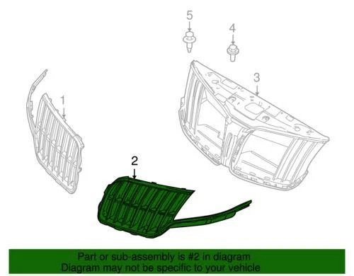 Parachoques base izquierda original Ford Lincoln 2013-2017 MKT DE9Z-8200-BA Foto 2 de 2