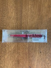 love  beauty by forever 21 tweezers Hot Pink Glitter