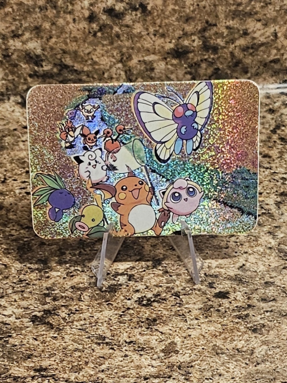 Japanese POWER Evee Raichu Vending Machine Sticker Pokemon 1998!