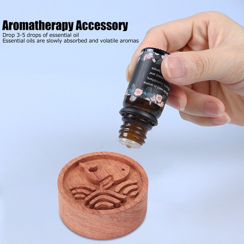 Essential Oil Diffuser Wood Mini Portable Aromatherapy Diffuser Box For Car GHB - Picture 7 of 31