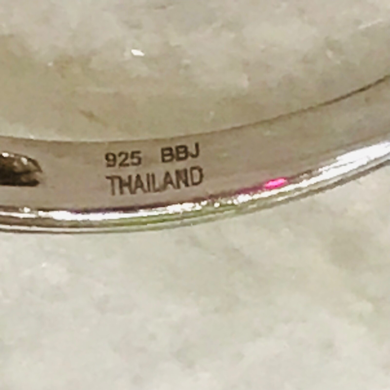 Ruby Ring 925 BBJ Sterling Silver 3 Red Statement… - image 7