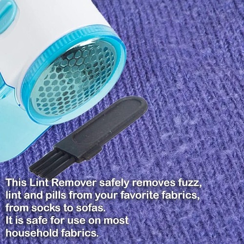 Cordless Mini Lint Remover Battery Operated Bobble Fabric Clothes - Picture 8 of 8