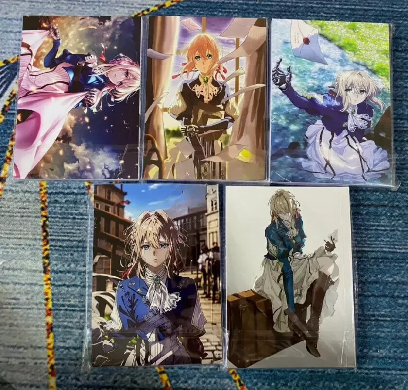 Violet Evergarden English Light Novel 5 Books by Kana Akatsuki