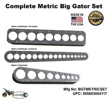 The Complete Metric Set - Drill & Tap Guides - 3 piece set