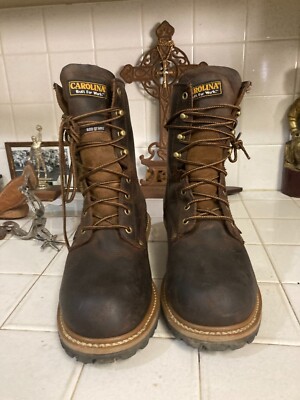 Carolina “Spruce” Boot, Waterproof Steel Toe 8” Leather Logger, US Men’s 7 Amazon.com | Carolina 8 main image 4