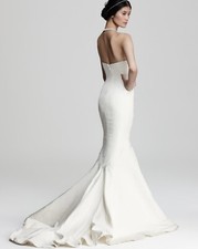 Nicole Miller Sweetheart Mermaid Gown, Wedding, Ivory, Size 2