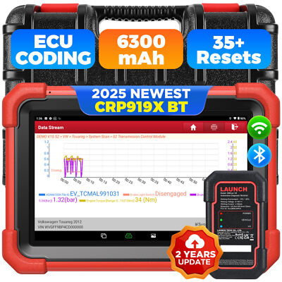 2025 LAUNCH X431 CRP919X BT PRO Bidirectional Car Diagnostic Scanner ECU Coding