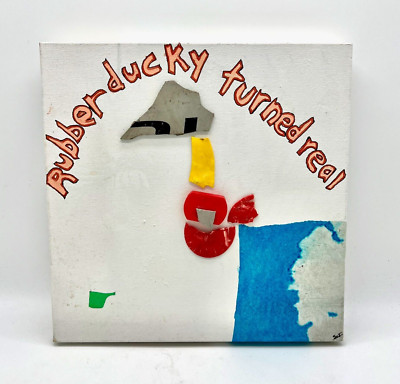 REAL REALITY Rubber Ducky Turned Found Object Collage Painting Steven Tannenbaum