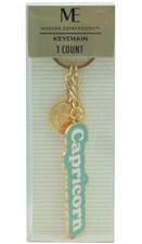 Zodiac Keychain Capricorn by Modern Expressions Zodiac Sign Keychain with Charm