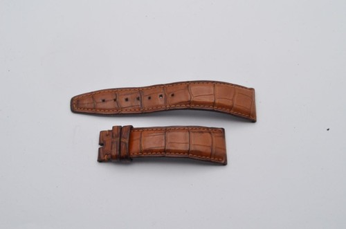 IWC Leather Strap For Pilot Watch 22Mm For Buckle 18Mm Brown