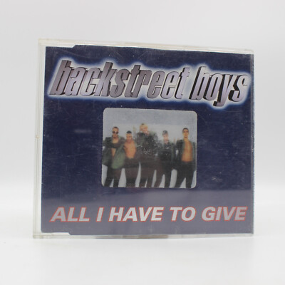 Musik CD Maxi / Single | Backstreet Boys - All I Have To Give | Disc poliert