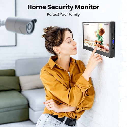 Eyoyo Portable Monitor 12inch Screen HDMI IPS Computer Laptop PC CCTV Display - Photo 9/11