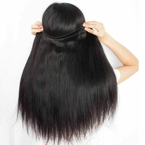 10A Brazilian Human Hair Bundles Straight Bundles Remy Hair Extensions Weft Hair - Picture 9 of 15