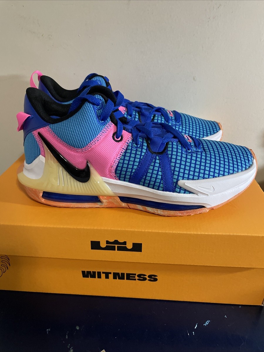 Men Size 7.5 - Nike LeBron Witness 7 Hyper Royal Pink | eBay