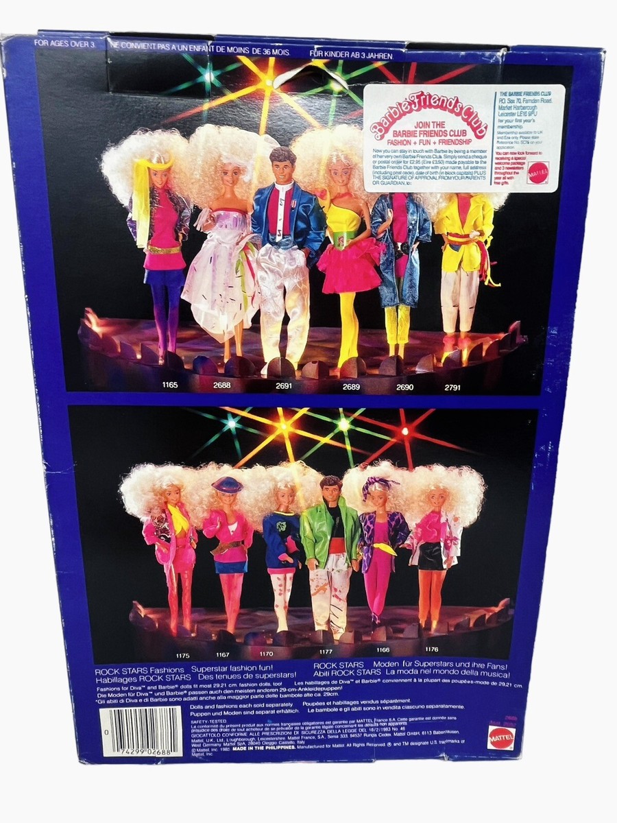 1985 VERY RARE Barbie and the Rockers Fashions 2688 Bride