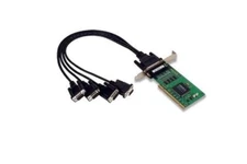 Moxa 4-Ports RS-232 PCI Card With Cable CP-104UL-DB9M