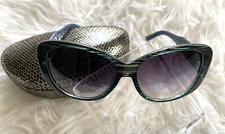 Vintage Flair Sunglasses Blue Rhinestone