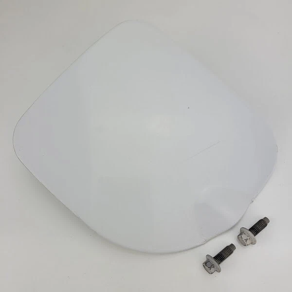 2005 Ford Ranger tampa de porta de gasolina combustível branca com parafusos de montagem fabricante de equipamento original - Imagem 2 de 4