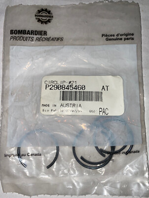 Sea-Doo Piston Pin Circlip GSX Bombardier Nos Oem Crankshaft, 290845460 QTY 5