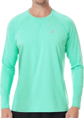 Men's UPF 50+ Long Sleeve Rash Guard Quick-Dry Shirt - UV Protection for Outdoor - Picture 60 of 79