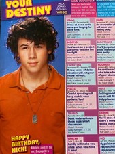 Nick Jonas, The Jonas Brothers, Full Page Vintage Pinup