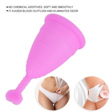 Copa menstrual de silicona 2 piezas para mujer mujer copa de higiene femenina menstruación S DGD