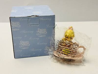Precious Moments Avon 2004 Love Just My Cup Of Tea Girl w/Bear Pink Brand New!
