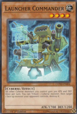 3 X YUGIOH CARDS LAUNCHER COMMANDER COTD-EN004