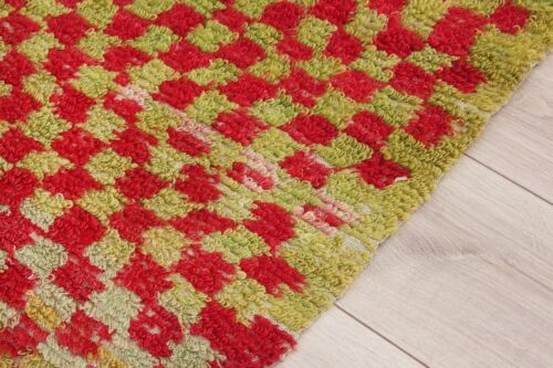 Alfombra Tulu tribal Konya pavo 4,00' x 4,43' vintage envío rápido 11827 - Imagen 18 de 24