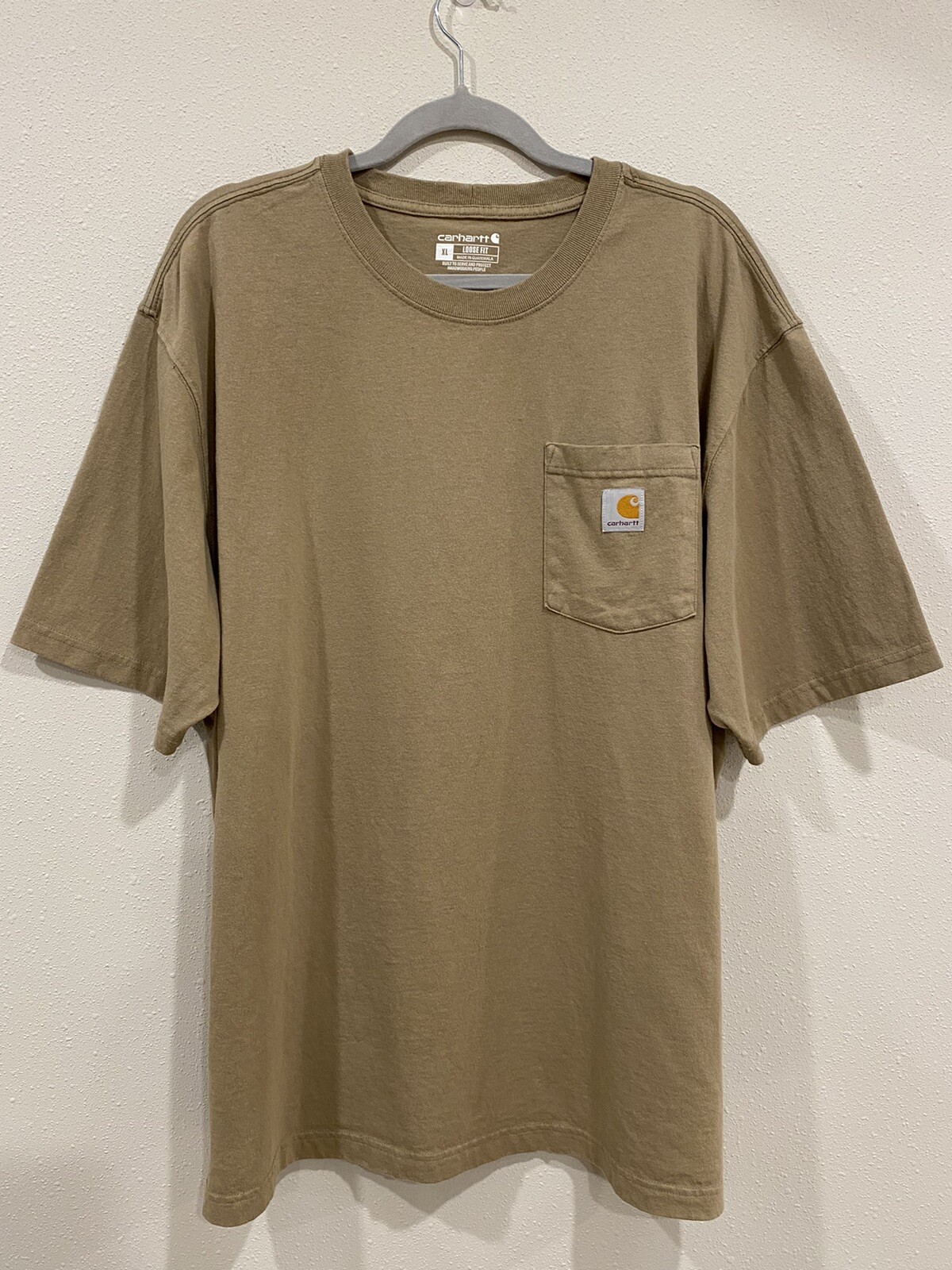 tan carhartt shirt