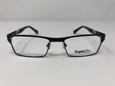 Superflex Kids Eyeglasses Frame SFK-150 C.3 48-16-130 Black/Green Full Rim R282