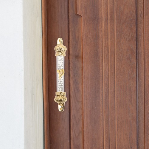 Jewish Door Mezuzah Case Metal Crafted Judaica from - Picture 11 of 20