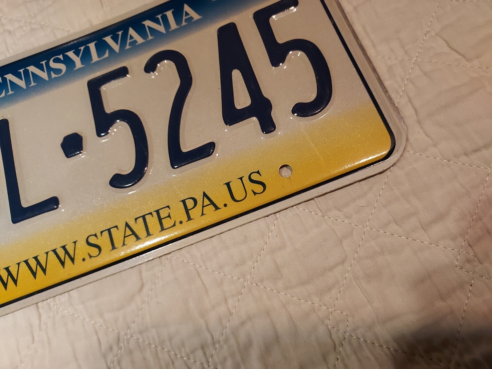 Vintage Pennsylvania WWW.STATE.PA.US License Plate DSL 5245 Auto Tag Pa 02/2002 eBay