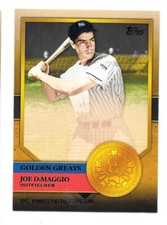 @ 2012 Topps Baseball Joe DiMaggio Golden Greats #GG-22 NRMT