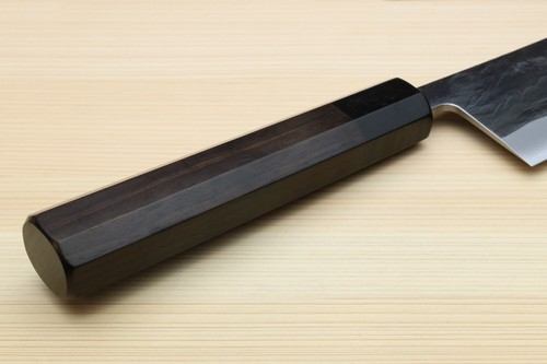 Yoshihiro Black-Forged Blue Steel Stainless Clad Kiritsuke Chef Knife - Picture 32 of 33