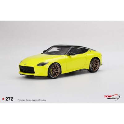 NISSAN Z PROTO GELB - TOPSPEED TS0272 1/18 DIE-CAST CAR