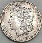 1896-O Morgan Silver Dollar AU Details