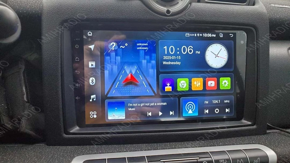 Android 15 Carplay RDS Car Stereo Radio For Benz SMART FORTWO II W451 2005-2010 Foto 4 de 4
