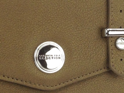 Women's KENNETH COLE by MACYS XL Brown Gold DOUBLE Pouch Wallet - $50 MSRP - Picture 10 of 10