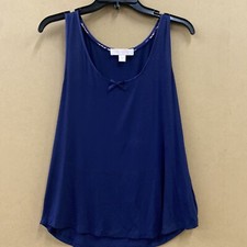 Oscar by Oscar De La Renta Navy Knit Camisole Sleeveless Sz Small New No Tags
