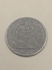 1877 Seated Liberty Silver Half Dollar 50C