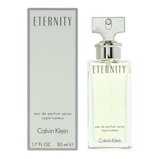Calvin Klein Eternity Eau de Parfum 50ml Spray Women's - NEW. EDP For Her