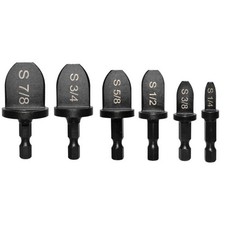 1/4" Air Conditioner AC Copper Tube Expander Swaging Tool Drill Bit Kit Flaring;