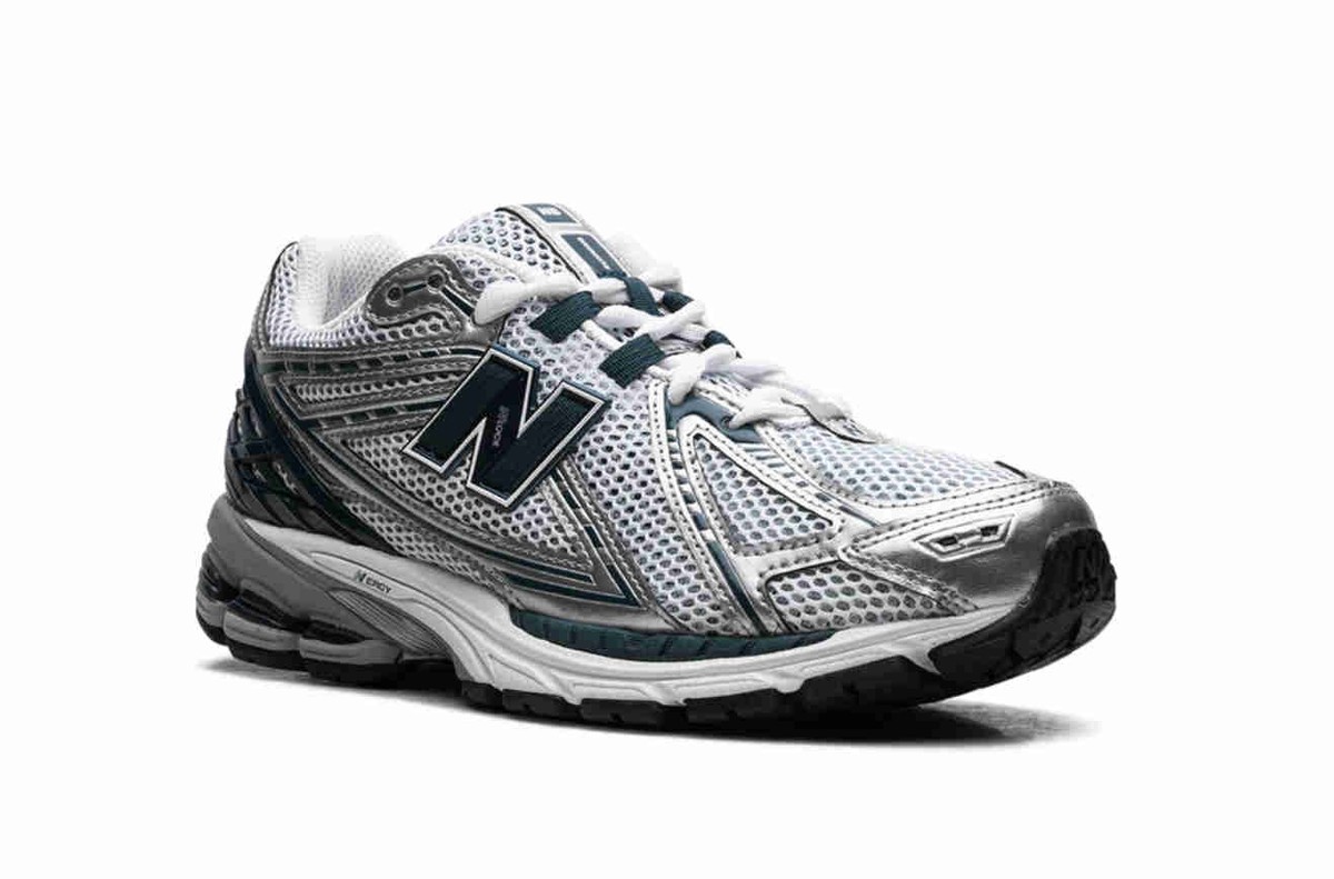 New Balance 1906R Mens Silver Metallic Deep Ocean White Running Sneaker Size 13 New Balance 1906R Silver Metallic Deep Ocean Men main image 3